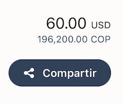Cobro de 60 USD recibido por Adolfo José Vera