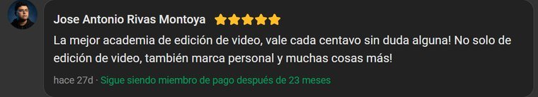 Reseña de un alumno de Viegas Academy PRO en Skool