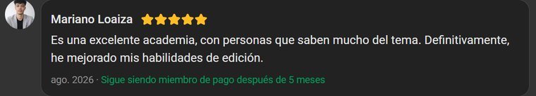 Reseña de un alumno de Viegas Academy PRO en Skool
