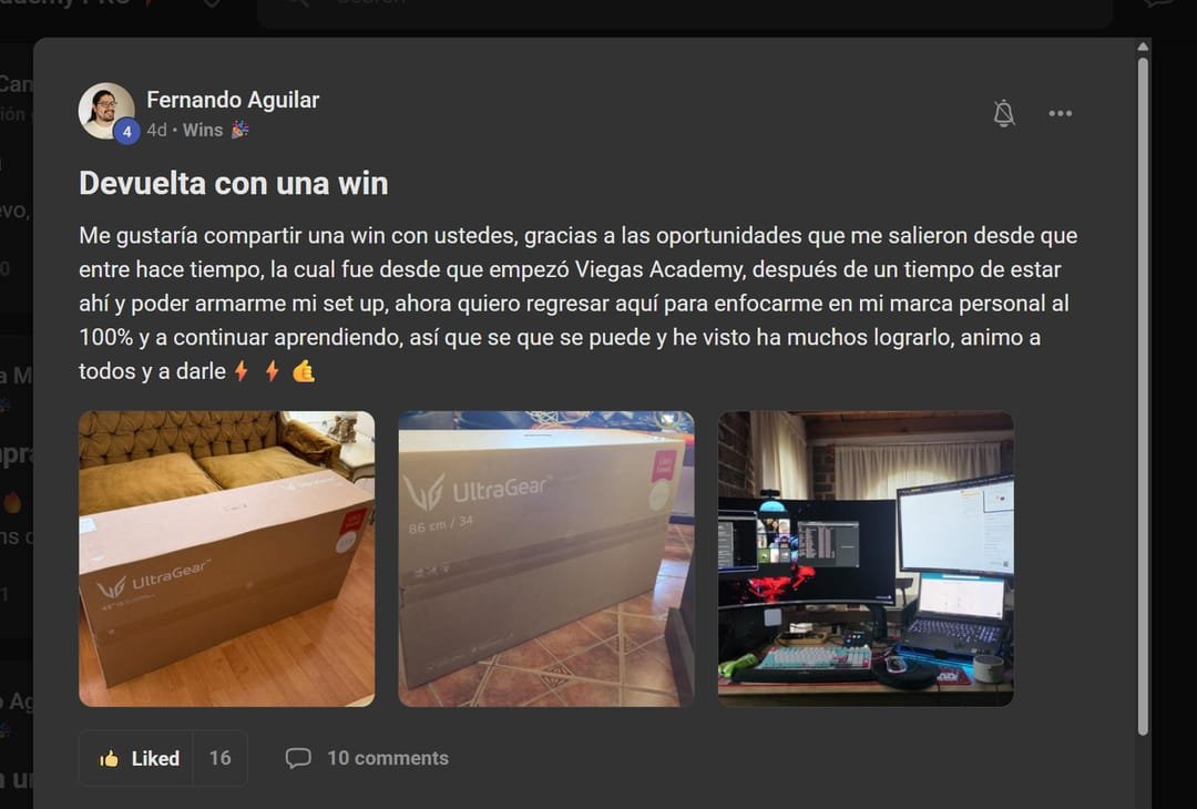 Testimonio de alumno de Viegas Academy