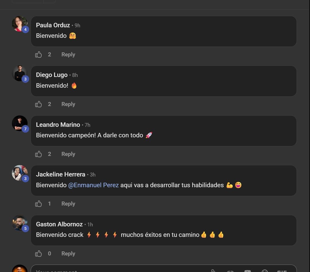 Comentarios de la comunidad de Viegas Academy PRO