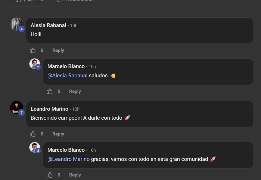 Comentarios de la comunidad de Viegas Academy PRO