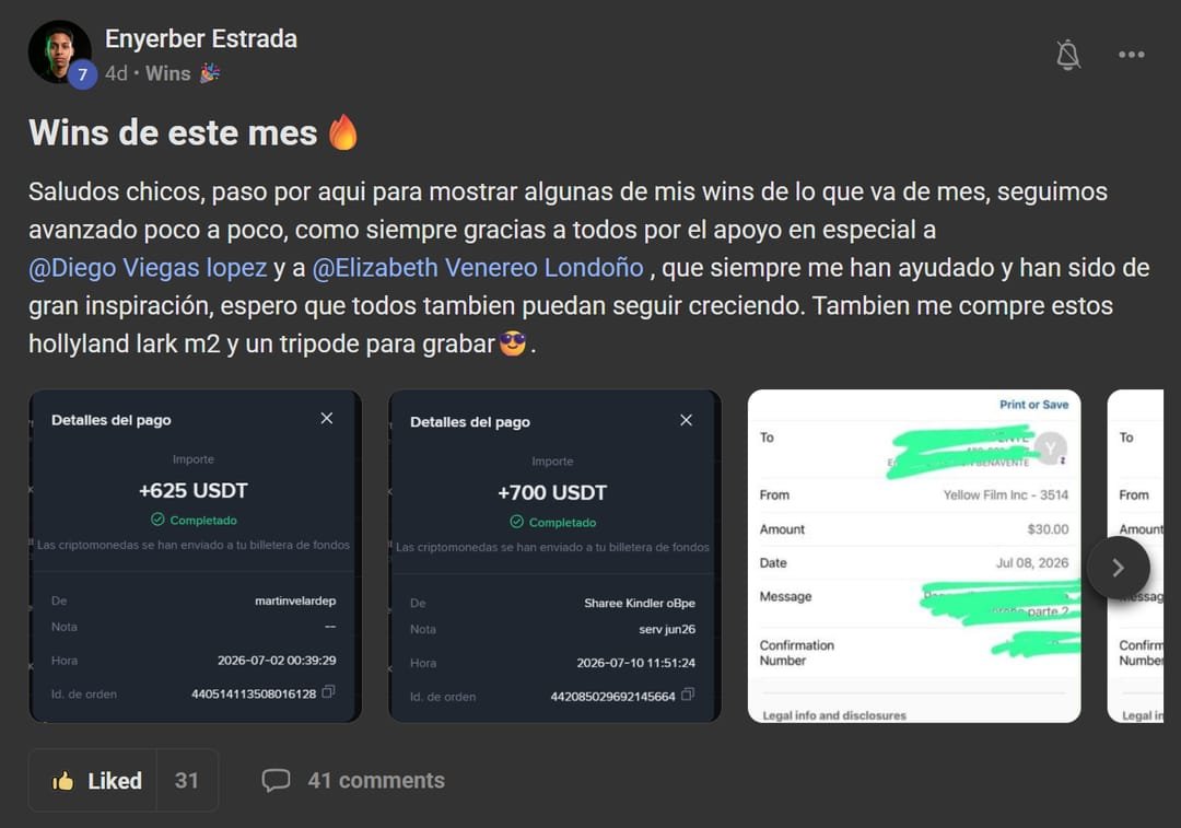 Win reciente en Viegas Academy PRO