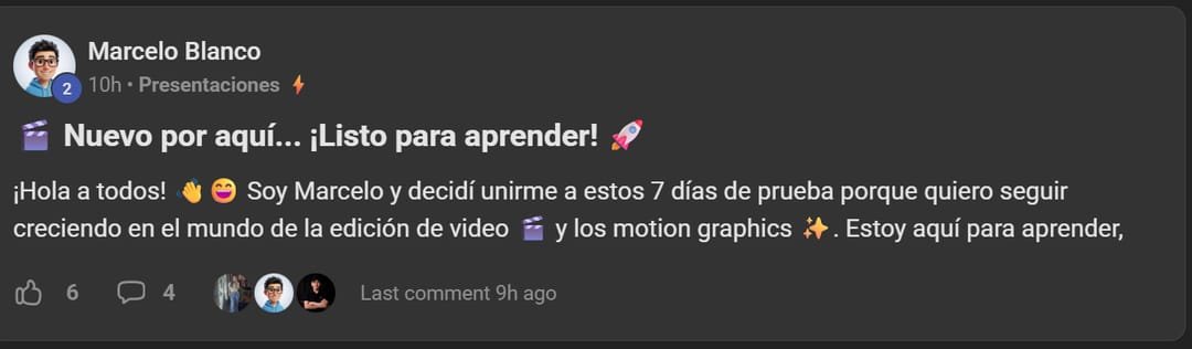 Nuevo miembro de Viegas Academy PRO