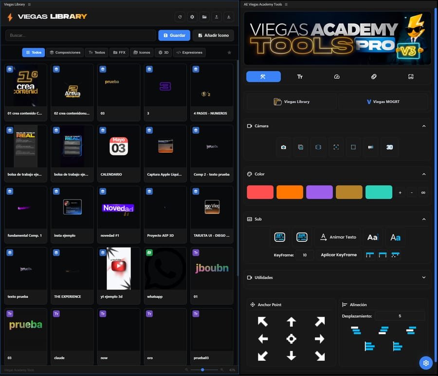 Viegas Library — Viegas Academy Tools PRO