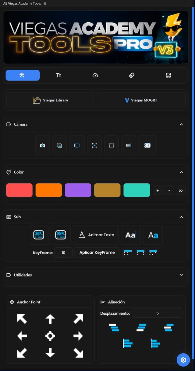 Herramientas rápidas — Viegas Academy Tools PRO